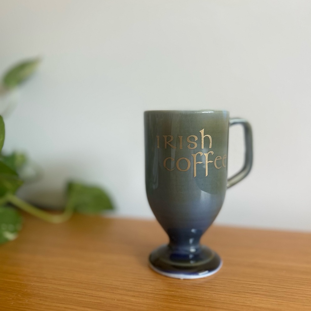 Elegant Green Irish Coffee Mug
